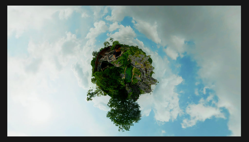 Insta360 X6 footage after Vibrant LUT